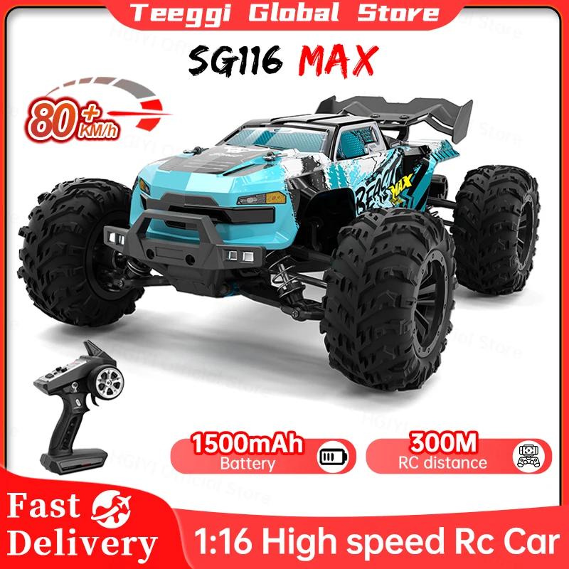 ZLL  帮Ʈ ̽ 귯ø  4WD RC ڵ, SG116 MAX/PRO 1:16, 80 km/h Ǵ 40 km/h ε ڵ 峭,  
